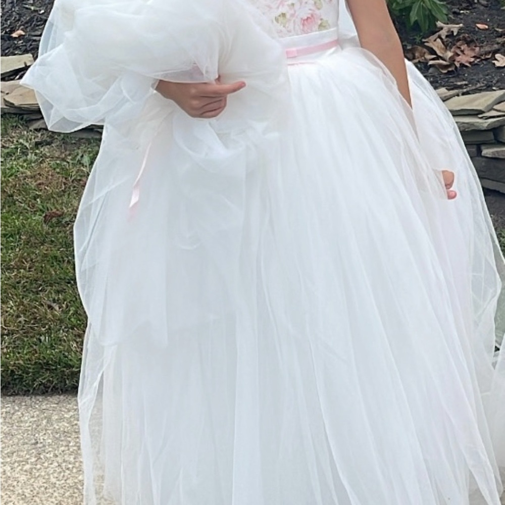 Dollcake Flower Girl Dress - Worn Once - Includes Matching Tulle Cape